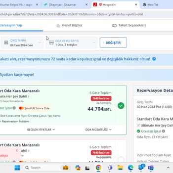 Jolly Tur'dan 2 Ay Önce Erken R. Alınan Otel Şu An Daha Düşük Fiyat!