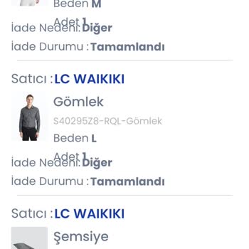 LCW" Den Şikayetçiyim