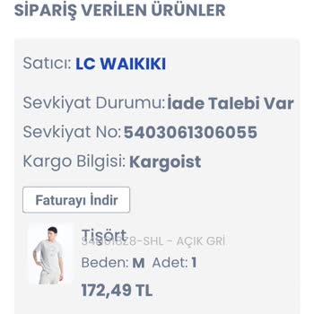 LCW" Den Şikayetçiyim
