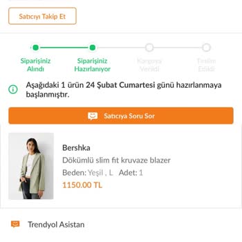 Trendyol Üzerinden Verilen Sipariş 1 Aydır İptal Olmuyor