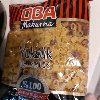 Oba Makarna Kusurlu Ürün, Yabancı Madde
