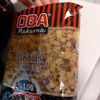 Oba Makarna Kusurlu Ürün, Yabancı Madde