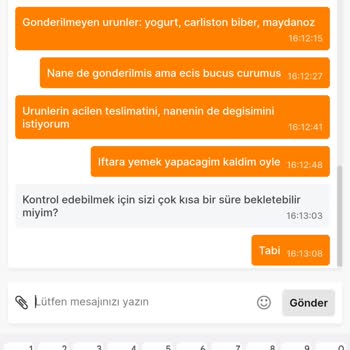 Migros Hemen Eksik Ürün Getirip Paramı İade Etmiyor