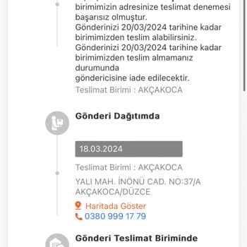 Akçakoca MNG Teslimat Yapmıyor