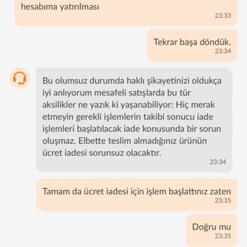Para İademi Yapın Trendyol
