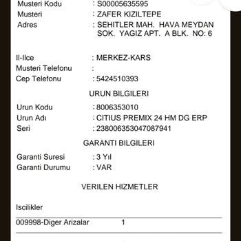 Teknosa Uygulamasından Aldığım Kombi Kırık Geldi