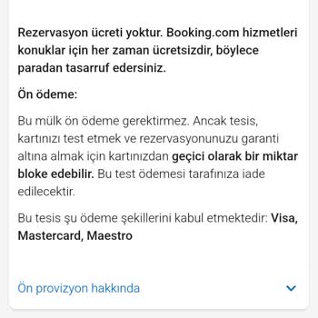 Booking Yalan İşlem Yapılıyor Yardımcı Olan Yok
