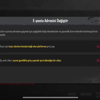 PUBG (Pubgmobile.com) Acil Destek Lütfen