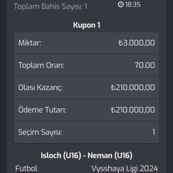Bahis Siteleri Adıyla Dolandırıcılık 210 Bin Tl Kazancımı Alamıyorum
