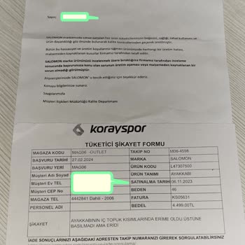 Koray Spor Salomon Ayakkabı Güven Ve Performans- Testinden Geçemedi!