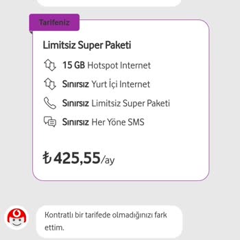 Vodafone Faturayı 3 Katına Çıkardı