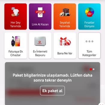 Vodafone Yanımda Paketimi Olduğu Halde Yokmuş Gibi Gösteriyor