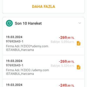 Udemy'nin Fazla Para Çekmesi