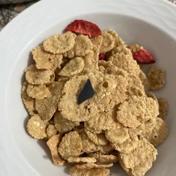 Kellogg's Gevrekten Siyah Parça Çıktı