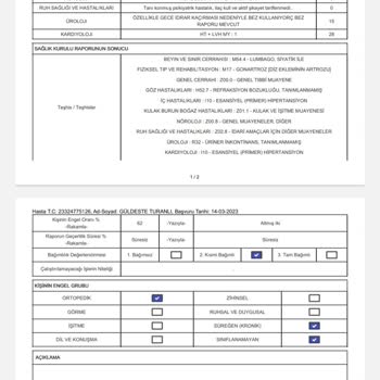 SGK Hasta Alt Bezi Ödemesi Kesinti