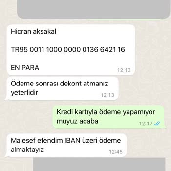 Moonstarwood (Instagram) Güven Kırıcı Alışveriş Deneyimi