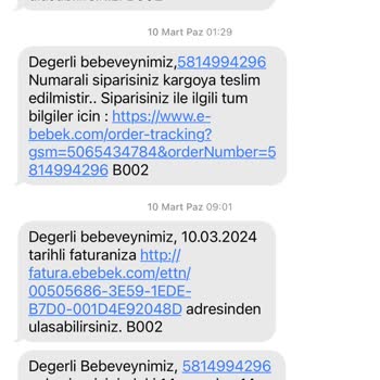 ebebek İndirimli Fiyattan Teslim Etmek İstememe