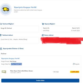 NetKargo Şok Market 3 Aydır Taksitini Ödediğim Ürünü Teslim Etmedi