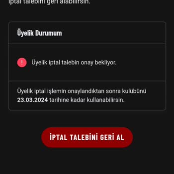 MACFit (İstanbul Avrupa) Macfit Üyeliğim İptal Edilmiyor