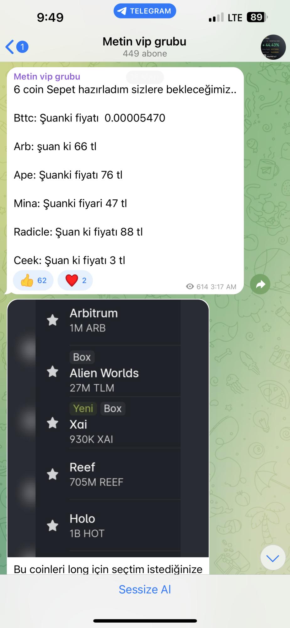 Metin Emir (metinemir.52) Kripto Yatırım Tavsiyeleri Ve VIP Üyelik  Deneyimim - Şikayetvar