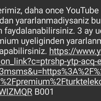 Türk Telekom Ücretsiz Olan Youtube.com Premiumu Bana Tarife İçindeymiş Gibi Anlatmaları