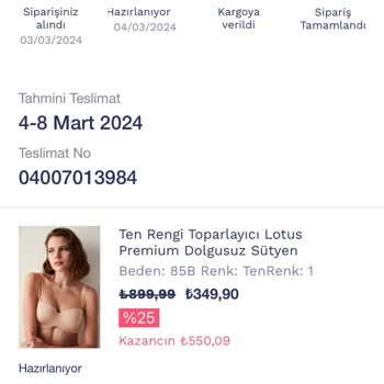 Penti Online Siparişimde Eksik Ürün Sorunu