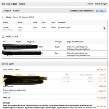 Skyscanner Mytrip Ve Air Arabia Bilet İademi Yapmadı