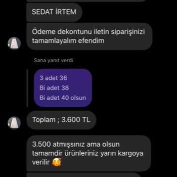 Modashiip (Instagram) Siparişim Gelmedi Ve Mesajlarımıza Cevap Verilmedi. Engel Yedik