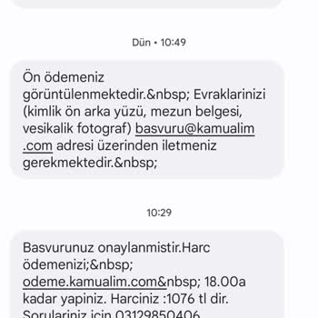 Kamualim.com İstihdam Başvurusu Mağduriyeti