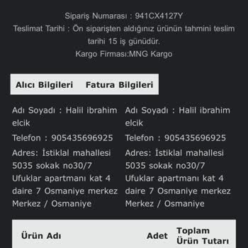 Sporsweat Müşteri Hizmetleri Ve Ürün Problemi
