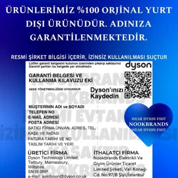 Foot Dysoon Wear Yanıltıcılık Asılsız İlan!