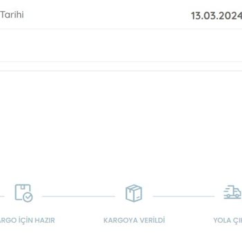 E-bebek Kargo Bilgisi Vermiyor.