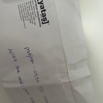 İzmir Optimum Yataş Ürünümü Göndermedi