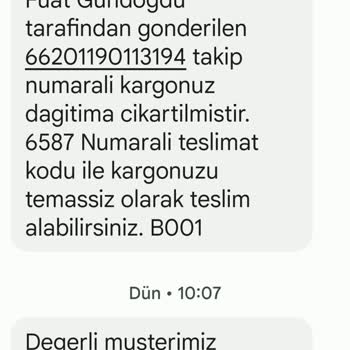 Sürat Kargo Rüzgarlıbahçe Şubesi Şikayet