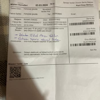 Gebze Vatan Bilgisayar Hiçbir Ürünün Arkasında Durmuyor