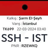 Türk Hava Yolları Biletimi İptal Etti.