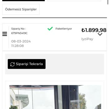 H&R Butik Ürünü Sipariş Ettim Hala Paketleniyor Gözüküyor