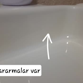 Kale Seramik Lavaboda Sararma Ve Lekeler