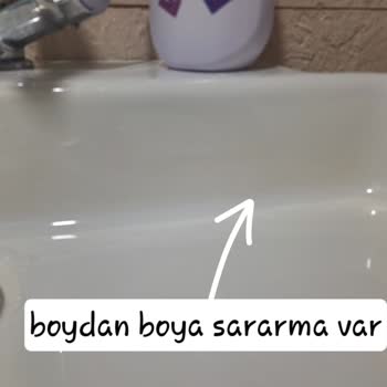 Kale Seramik Lavaboda Sararma Ve Lekeler