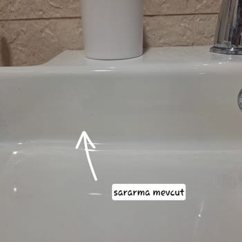 Kale Seramik Lavaboda Sararma Ve Lekeler