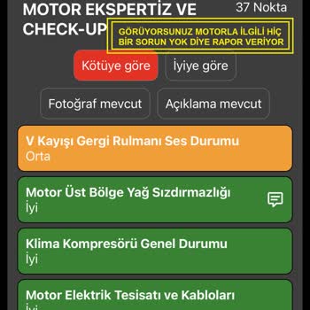 Otorapor Yapılan Çok Hatalı Ekspertiz