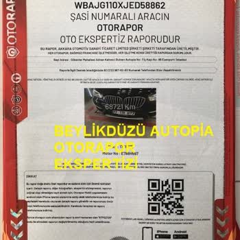 Otorapor Yapılan Çok Hatalı Ekspertiz