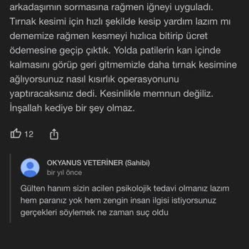 Okyanus Veteriner Kliniği Başka Canlar Yanmasın