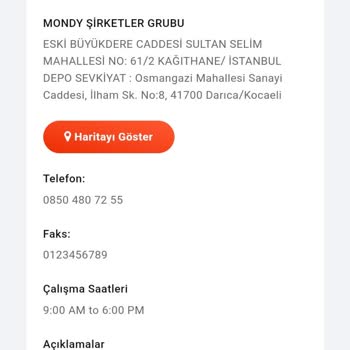 Mondy Shop Ürünüm Gelmedi Ve İletişim Kurulamıyor!