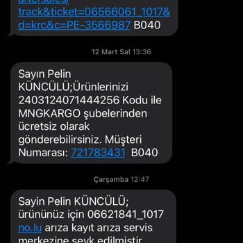Emsan. Karaca Servis Problemi - Kayıp Ürün