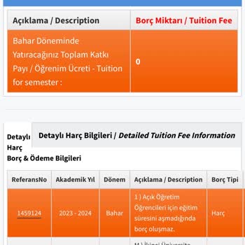 İstanbul Üniversitesi Kayıt Yenilemeyip Harç Ücretim Alındı