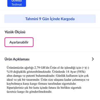 Pazarama Mars Kuyumculuk Ürün Tedarik Sorunu
