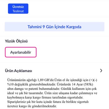 Pazarama Mars Kuyumculuk Ürün Tedarik Sorunu