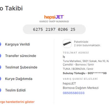 Hepsijet Kargomu Teslim Etmedi, Teslim Ettik Diyor.