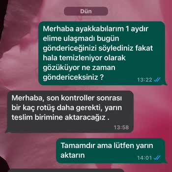 Online Lostra Ayakkabılarım Teslim Edilmiyor